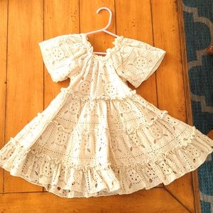 Embroidered toddler dress